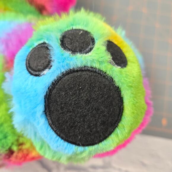 Breezy Progressive Plush Tie Dye Bear with Bow 2016 style 290881 - Picture 9 of 15